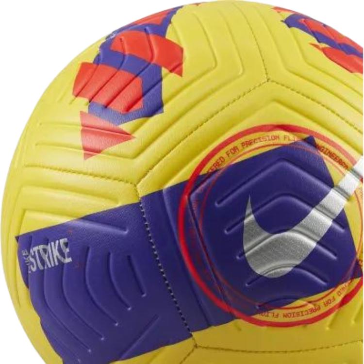 Nike Size 5 Soccer Ball Pu Unisex Yellow Blue