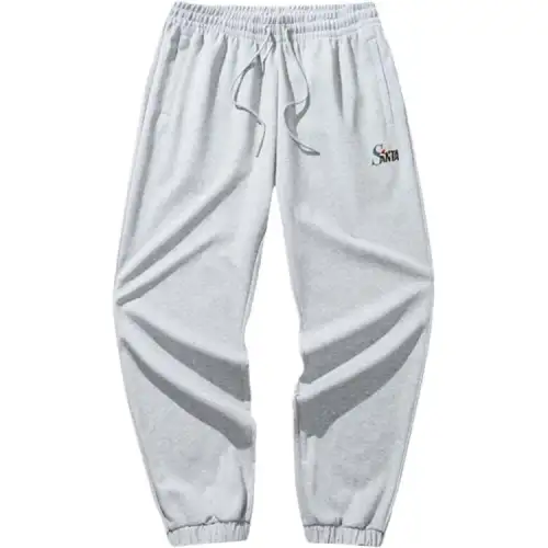 Anta Basketball Collection Knitted Sweatpants Men's Gray Heather Gray