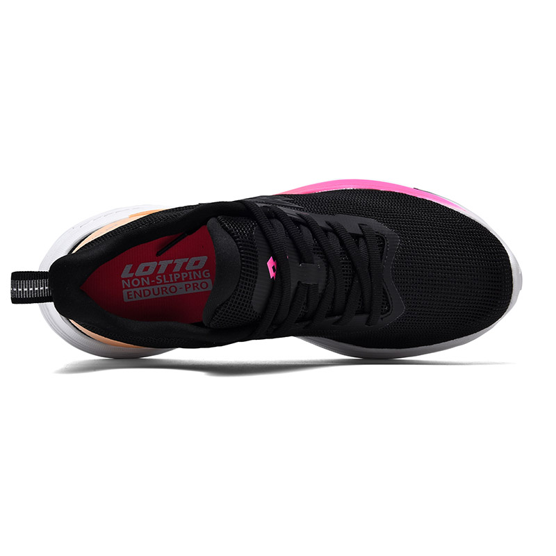 LOTTO Slip Resistant Abrasion Resistant Low top Running Shoes Women’s Black