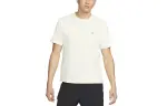 Nike T Shirts Men's White Crew Neck Moderate Straight Fit