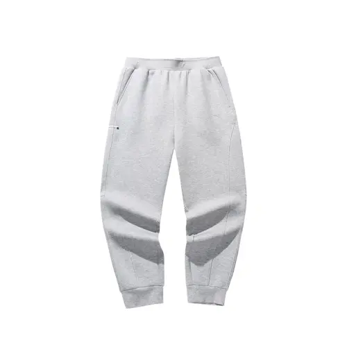 Anta Life Collection Knitted Sweatpants Men's Gray Heather Gray