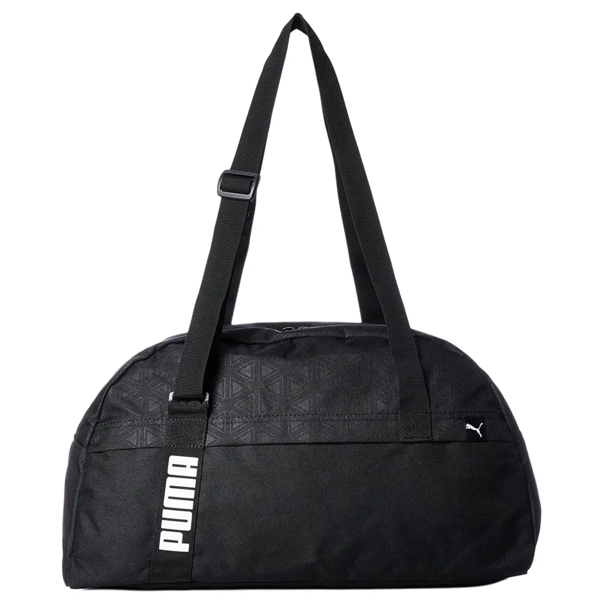 PUMA Large Capacity Fabric Travel Bag, Handbag, Yoga Bag, Gym Bag Medium Unisex Black