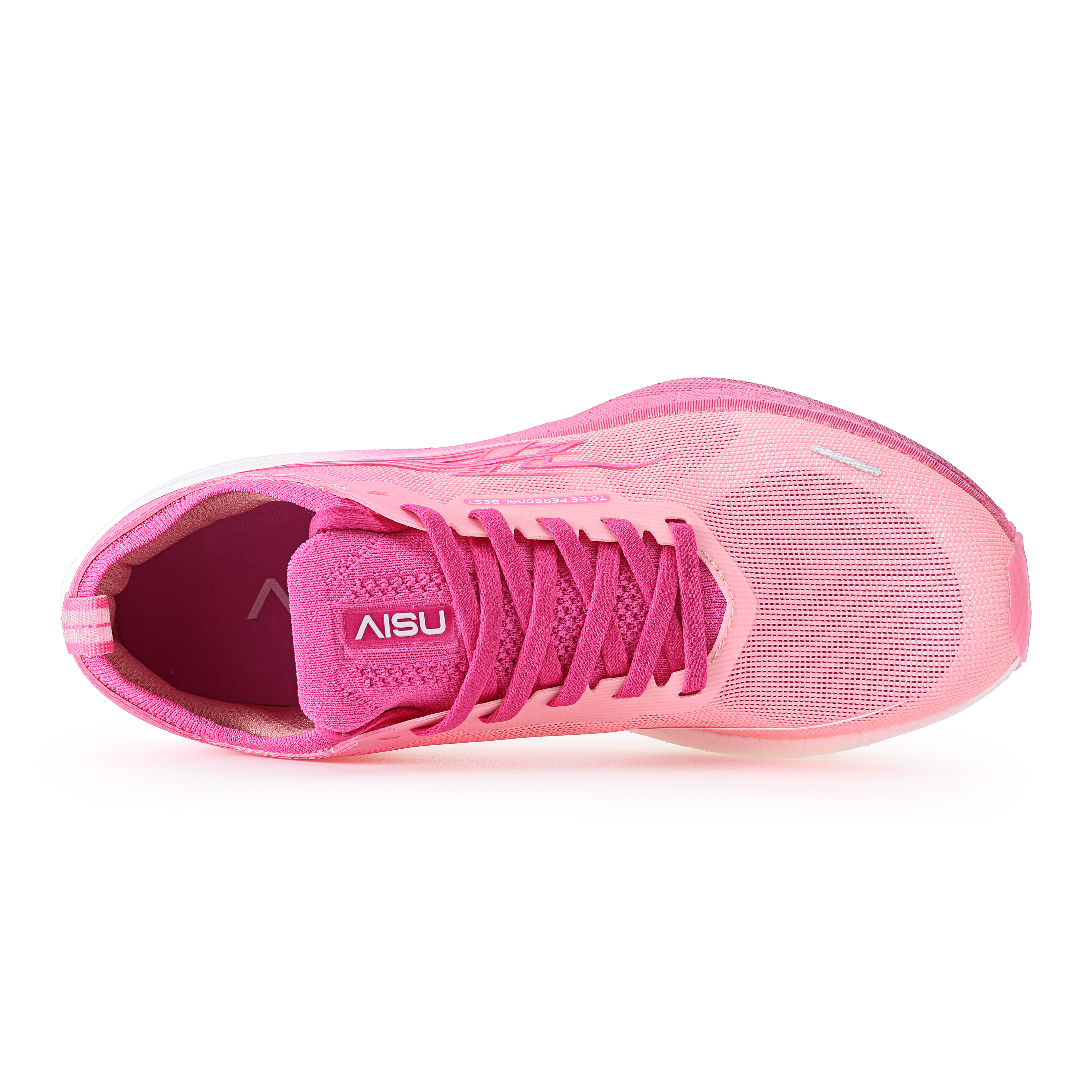 AISU Low top Genuine Carbon Plate Marathon Running Shoes Unisex Peach Blossom