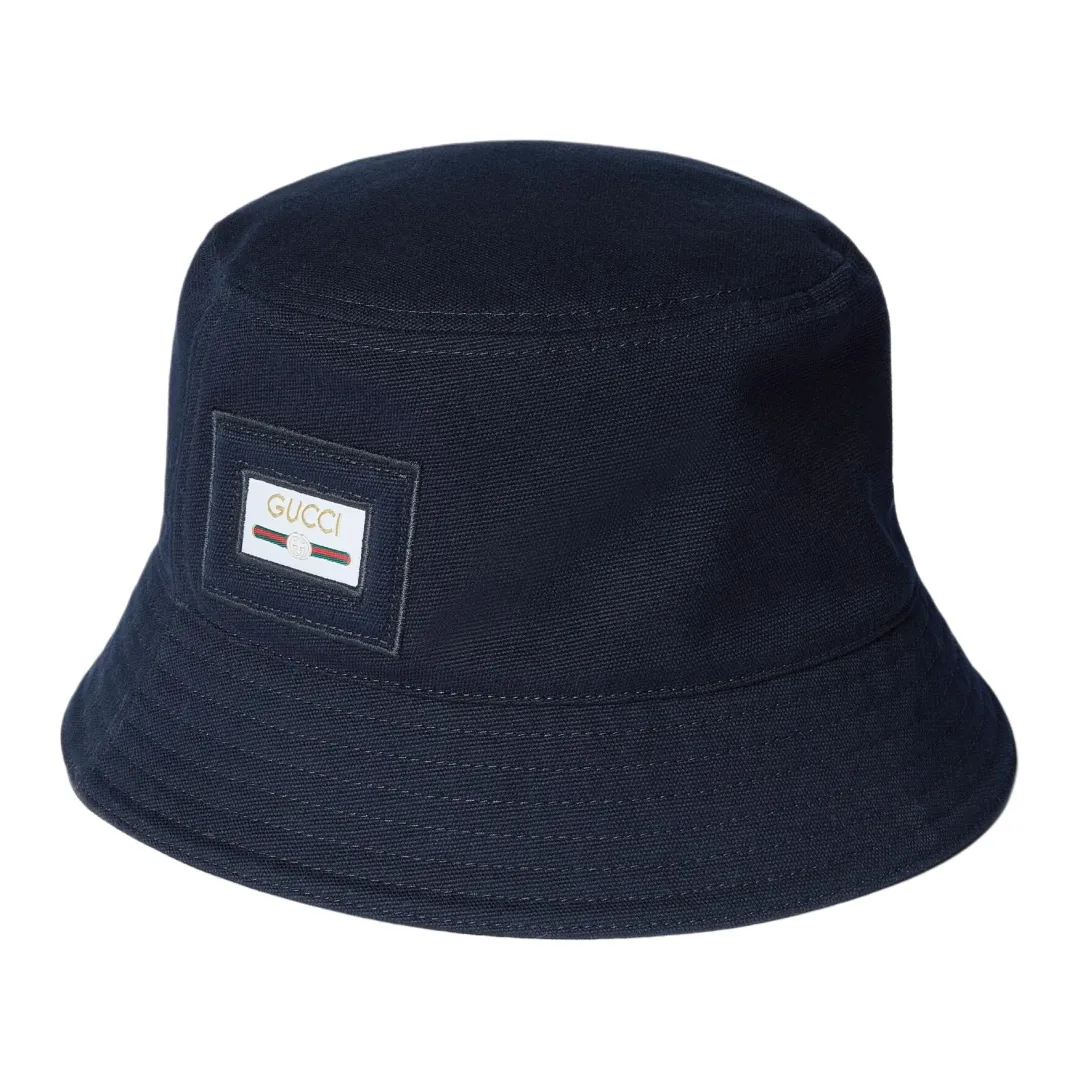 GUCCI Cotton Canvas Bucket Hat
