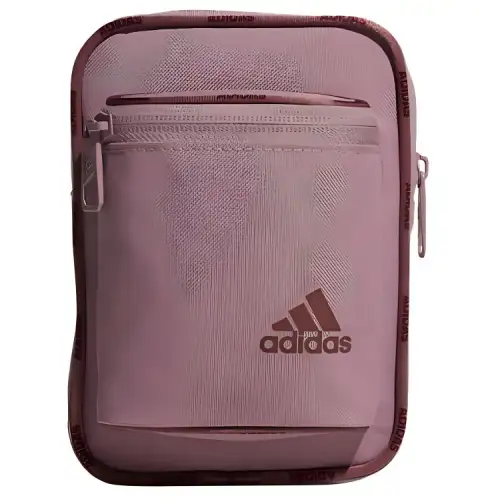Adidas Athleisure Polyester Shoulder Bag, Crossbody Bag Regular Unisex Purple Pink