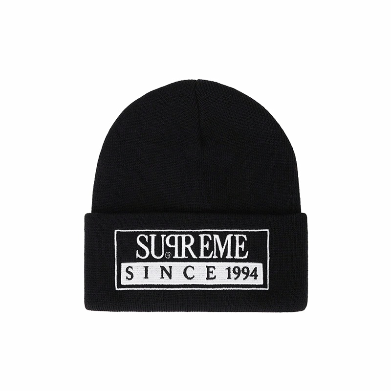 Шапка Supreme SS20 Week 0 Reserved Beanie (черная) — фото 1