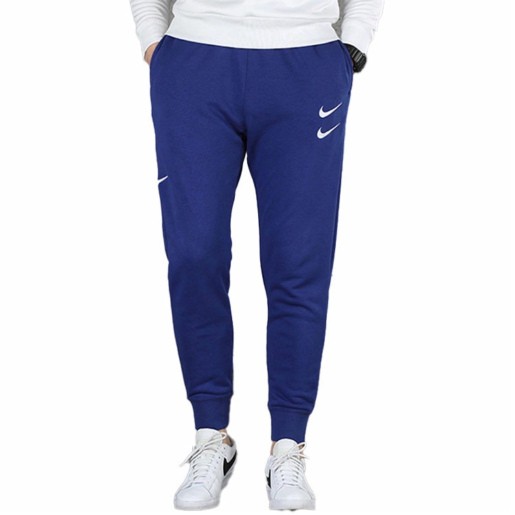 Мужские штаны Nike Double Swoosh (синие) — фото 5