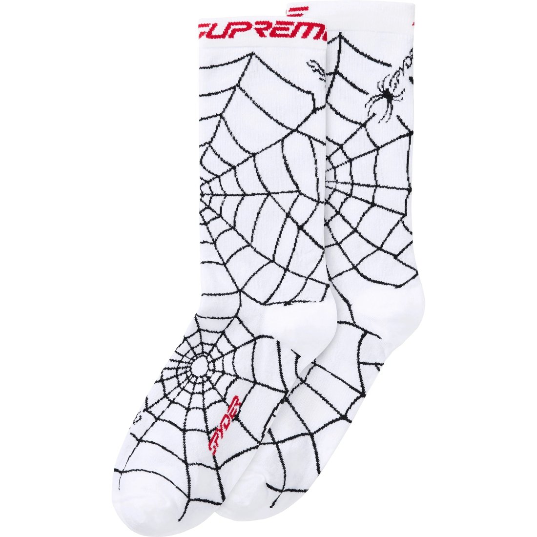 Supreme Spyder Crew Socks 1 Pack Black