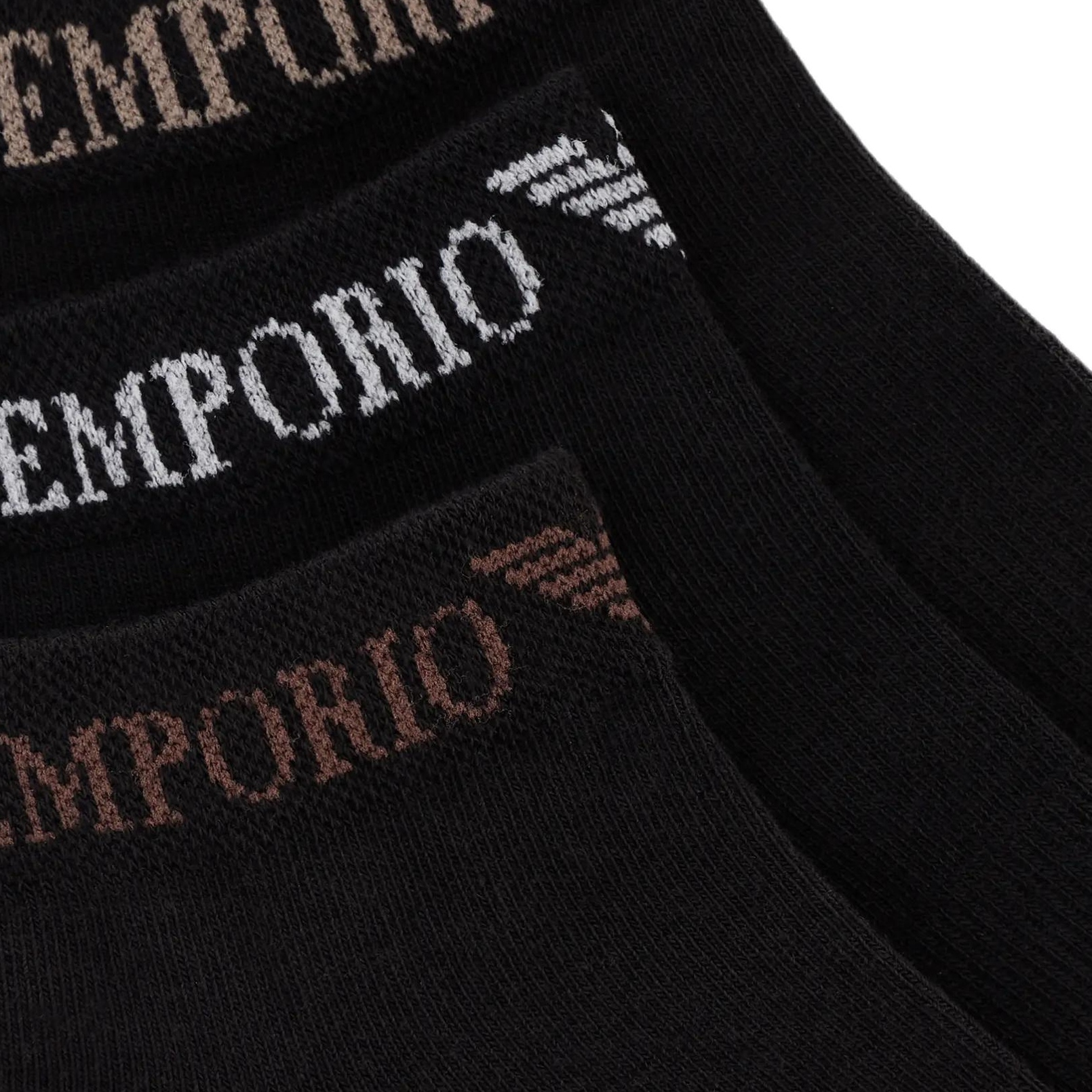 EMPORIO ARMANI Three Pack Socks With Logo