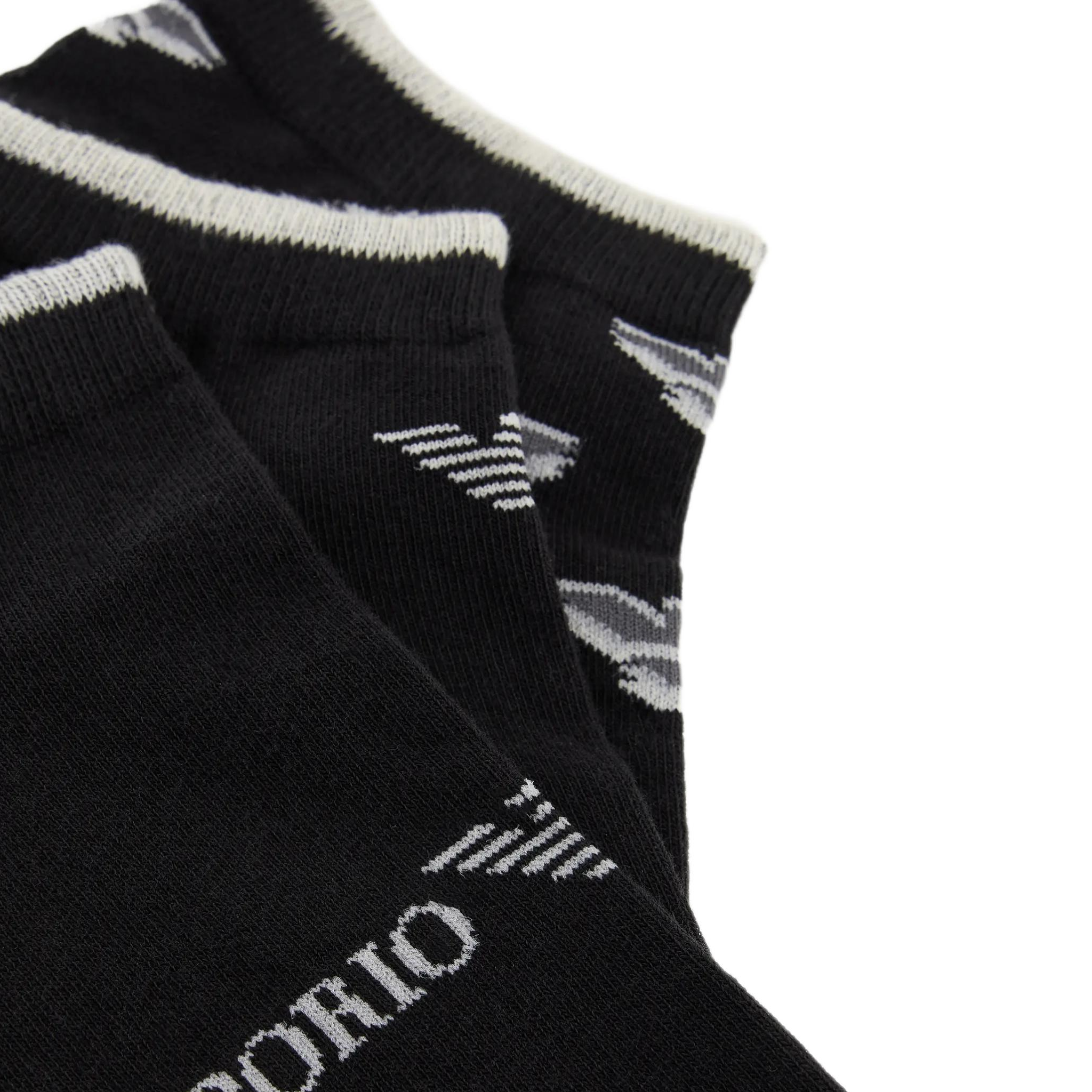 EMPORIO ARMANI 3 Pack Short Boat Socks