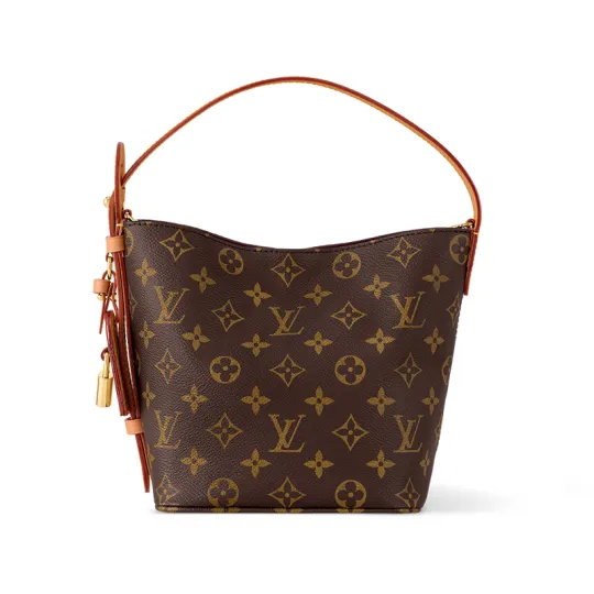 LOUIS VUITTON All In BB со съемной внутренней сумкой на молнии с принтом для пресбиопии, парусиновая сумка с монограммой и покрытием, маленькая женская, коричневая