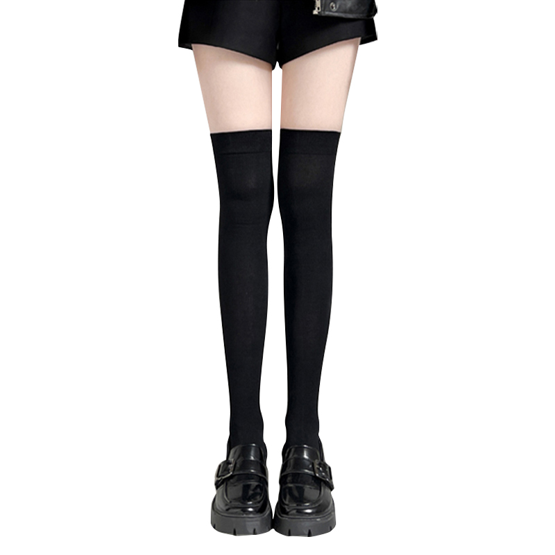 Solid color thin comfortable universal elastic Japanese tights for leisure, set, JK style (Japanese school style), women's style
