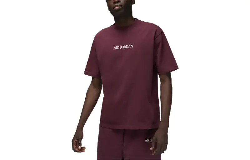 Jordan T Shirt Men's Cherrywood Red