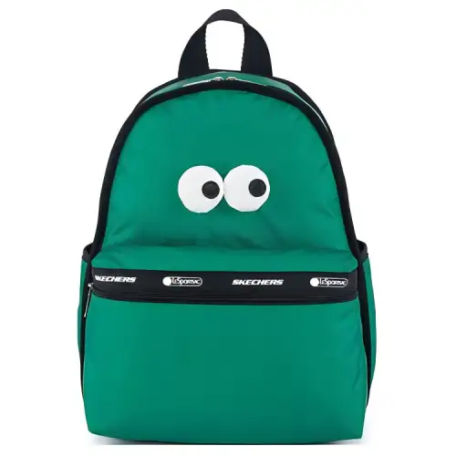 Skechers LeSportsac LePoesi, Collaboration Fabric Backpack Regular Unisex Joyful Green