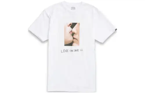 Vans OTW T Shirts Unisex White Crew Neck Moderate Straight Fit