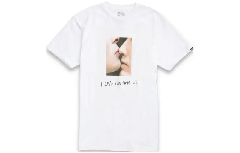 Vans OTW T Shirts Unisex White Crew Neck Moderate Straight Fit