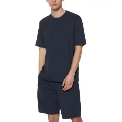 UNIQLO AIRism Pajama Set Men's Blue