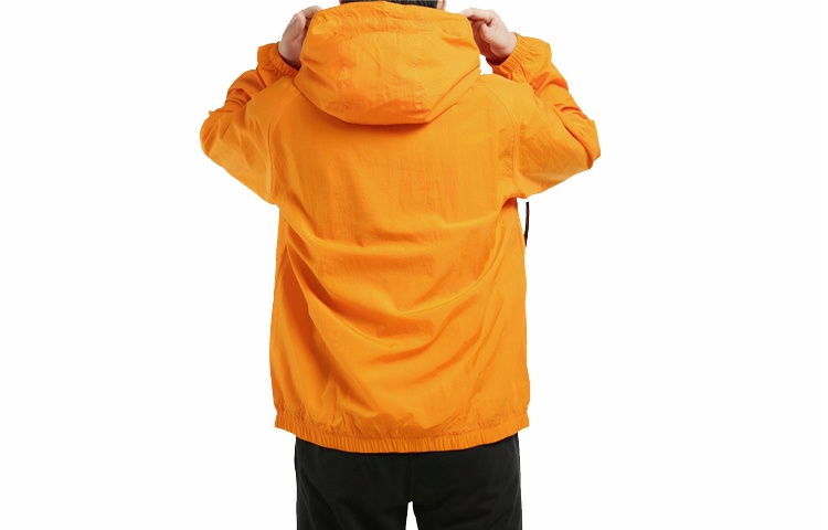 Мужская куртка Nike Half-Zip (оранжевая) — фото 4