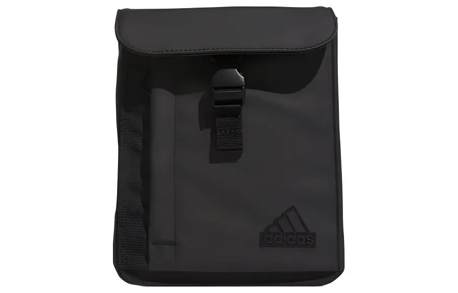 Adidas Recycled Artificial Leather Crossbody Bag, Shoulder Bag Regular Unisex Black