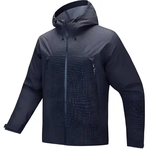 Anta Outdoor Collection High Altitude Climbing Waterproof And Windproof Windbreaker Jacket Men's Midnight Blue
