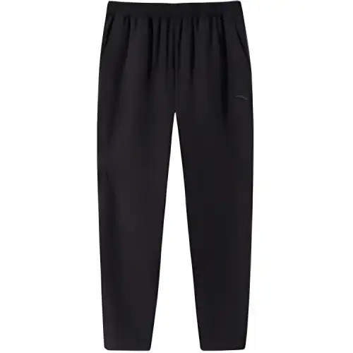 Anta Variety Training Collection Knitted Sweatpants Men's Basic Black