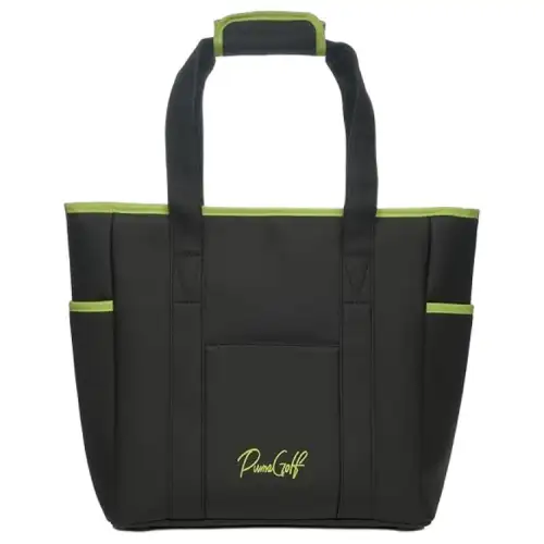 PUMA Synthetic Leather Tote Bag, Shopping Bag, Handbag Regular Unisex Black