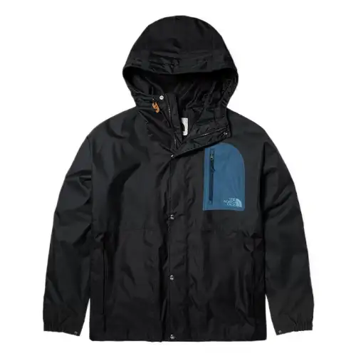 THE NORTH FACE Waterproof, Windproof, Breathable, And Thermal Windbreaker Jacket Men's Black