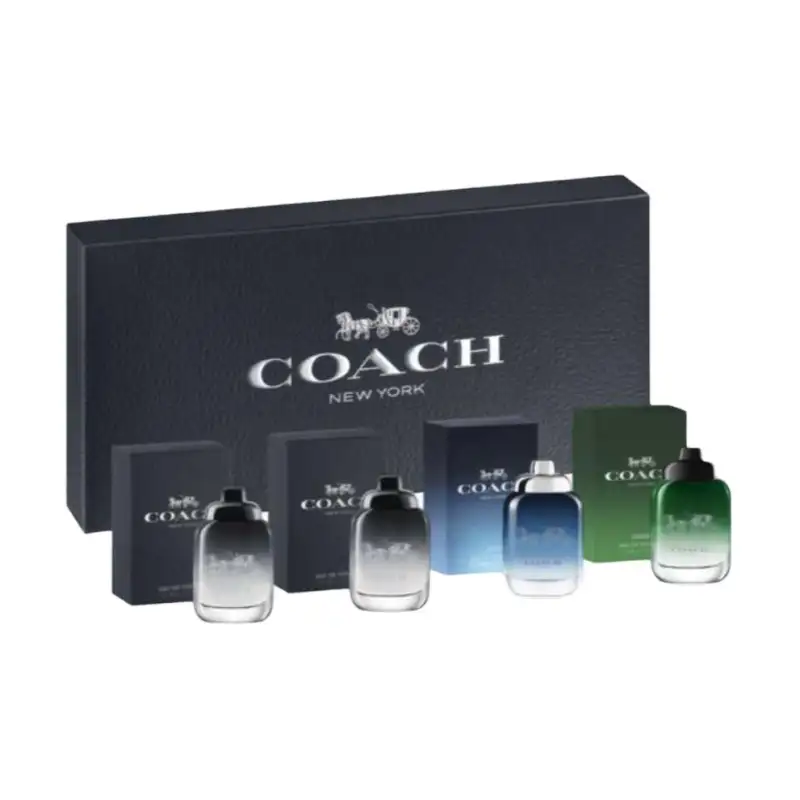 COACH Perfume sample, trial pack, set, grapefruit, 4 piece set