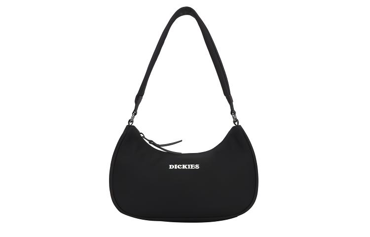 Dickies Zip Closure Cotton With Polyester Crossbody Bag, Shoulder Bag Regular Women's Black