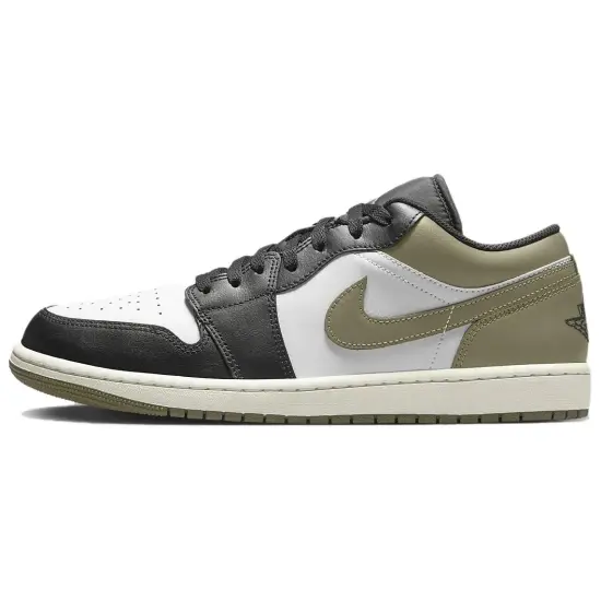 Jordan 1 Low Black Toe Medium Olive