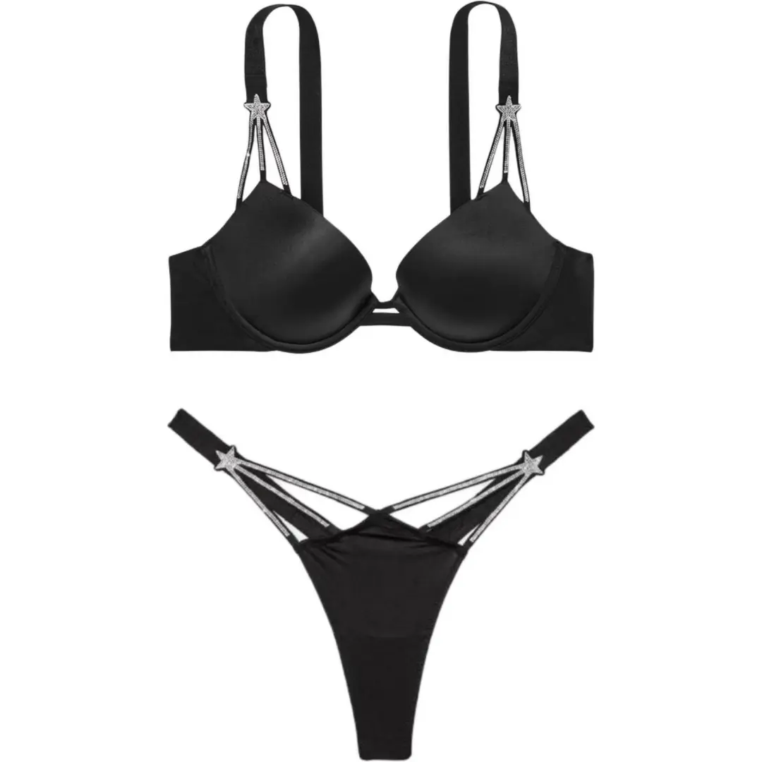 Victoria's Secret Underwear Set Women's Black
