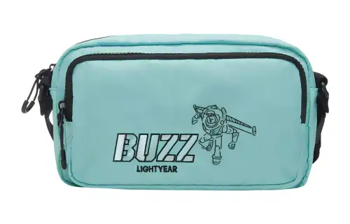 Li Ning Disney LiNing X Disney Fabric Shoulder Bag, Crossbody Bag Regular Unisex Light Aqua Blue