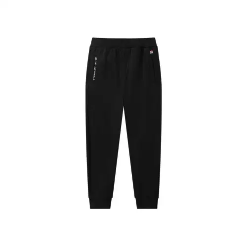 FILA Knitted Sweatpants Men's Jet Black