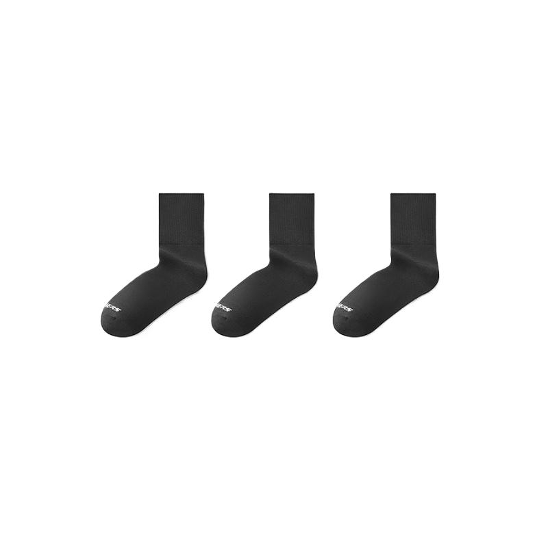 Skechers Crew Socks Unisex 3 Pack Black