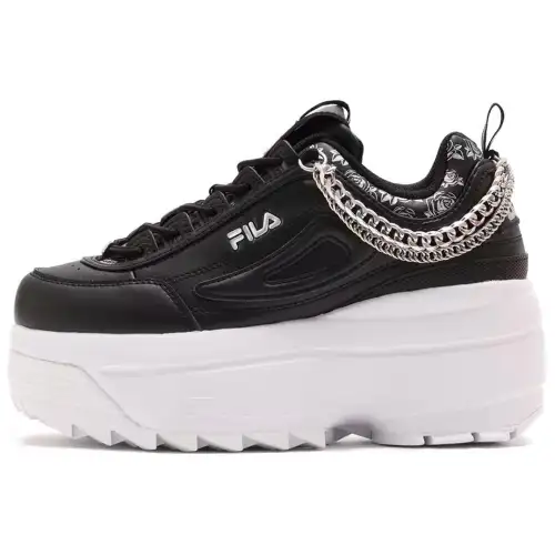 FILA Disruptor 2 Low top Casual Shoes Women's Black White