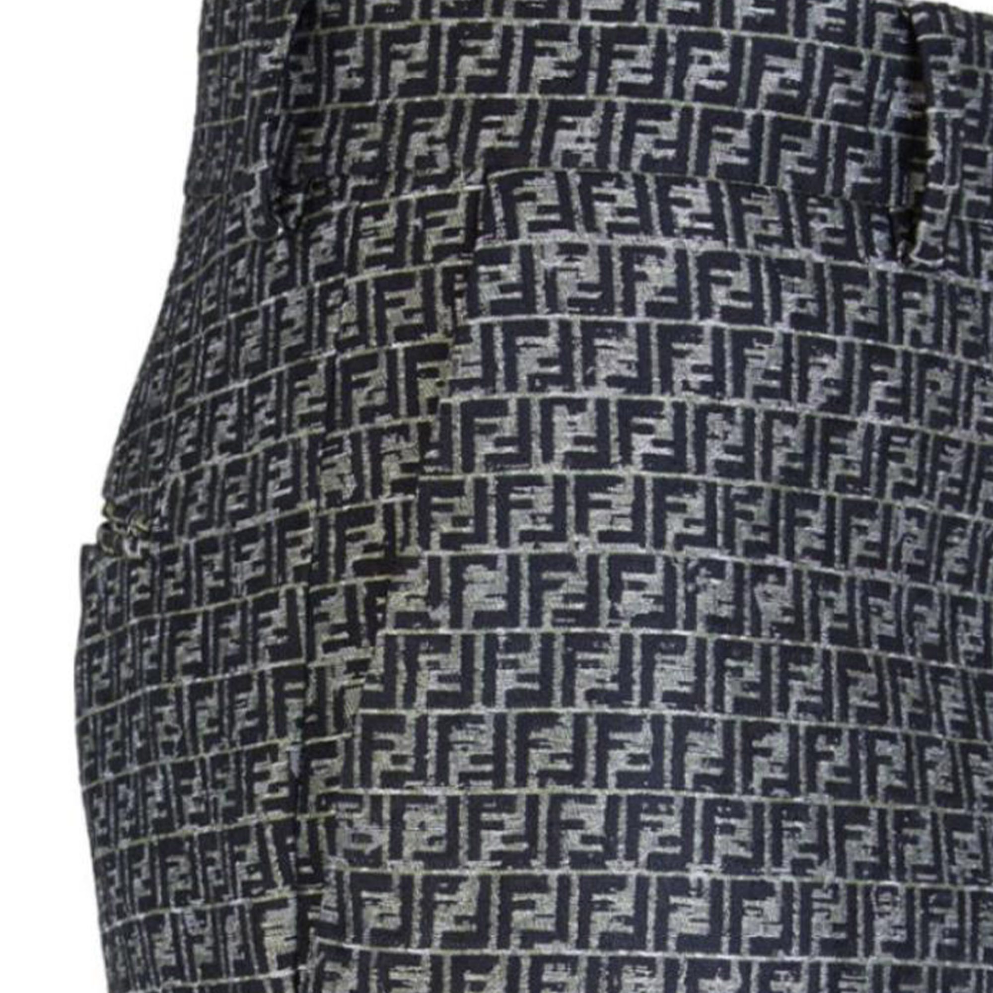 Мужские штаны Fendi (черные) — фото 3