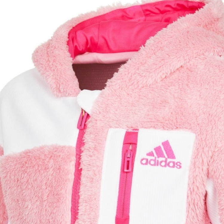 Женские куртка adidas (розовый) — фото 3