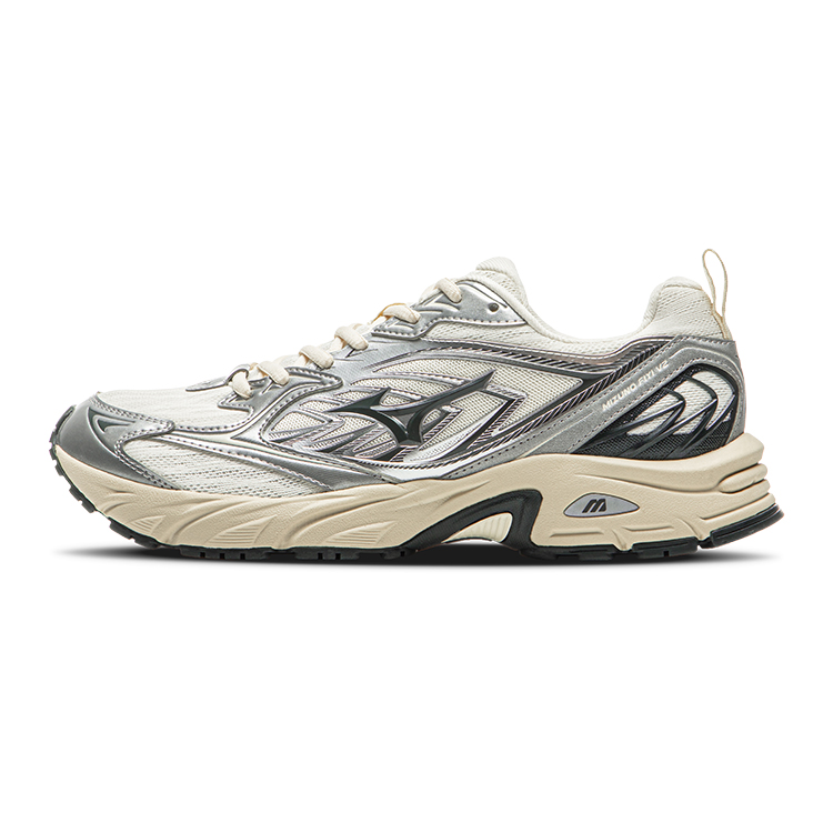 Mizuno FIYI V2 Trendy Low top Running Shoes Unisex Ecru Silver