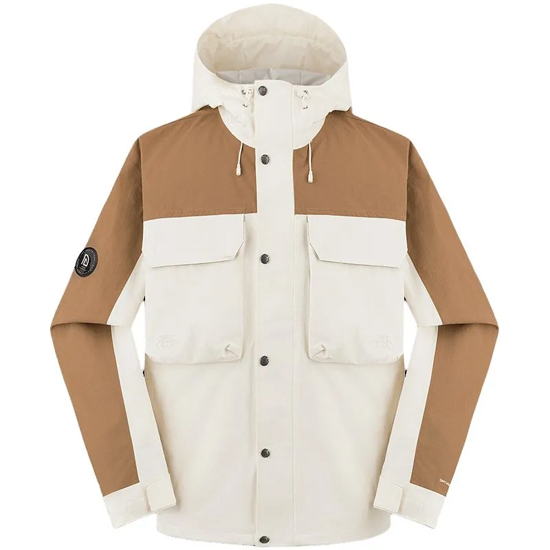 THE NORTH FACE Urban Exploration Windbreaker Jackets Men's Dune White/Latte Brown/95R Moderate