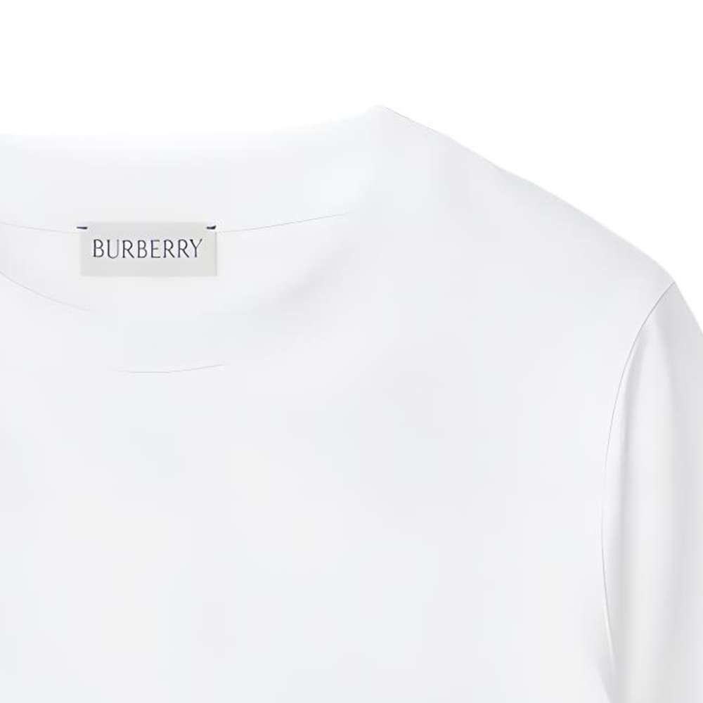 Футболка Burberry (белая) — фото 6