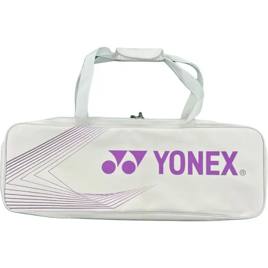 YONEX Minimalist Style Gym Bag Regular Unisex White/Lavender