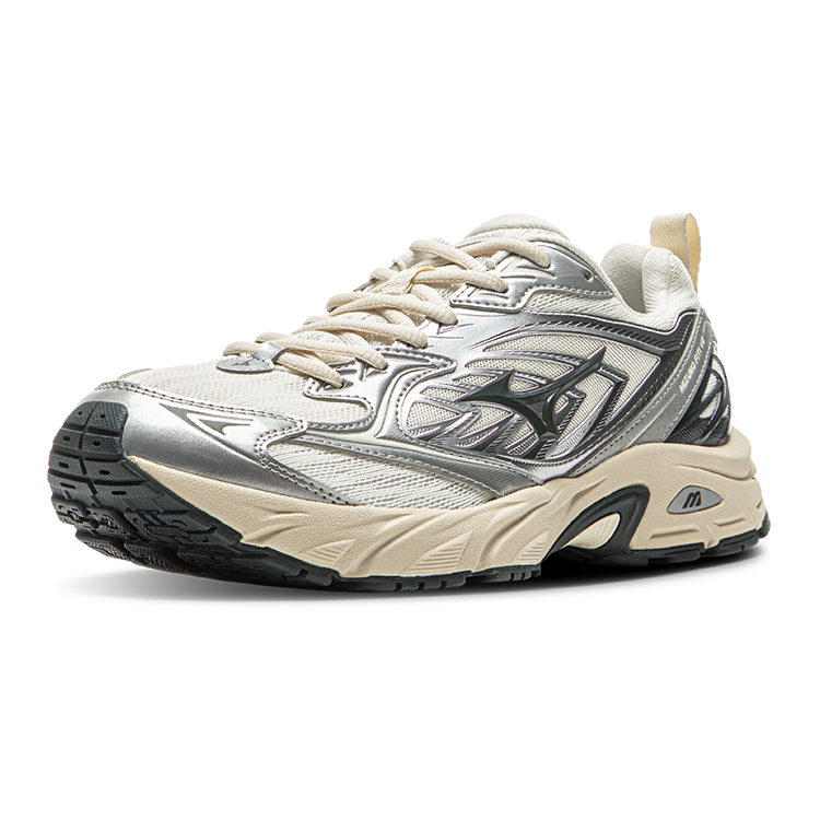 Mizuno FIYI V2 Trendy Low top Running Shoes Unisex Ecru Silver