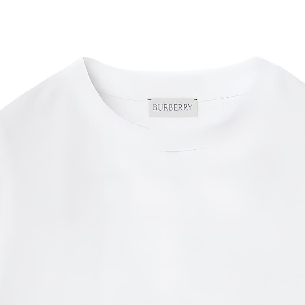 Футболка Burberry (белая) — фото 8