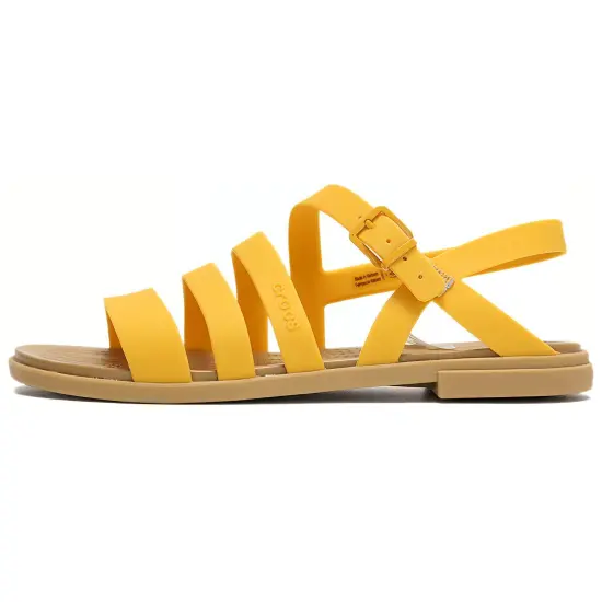 Crocs Tulum Roman Sandals Women's Yellow
