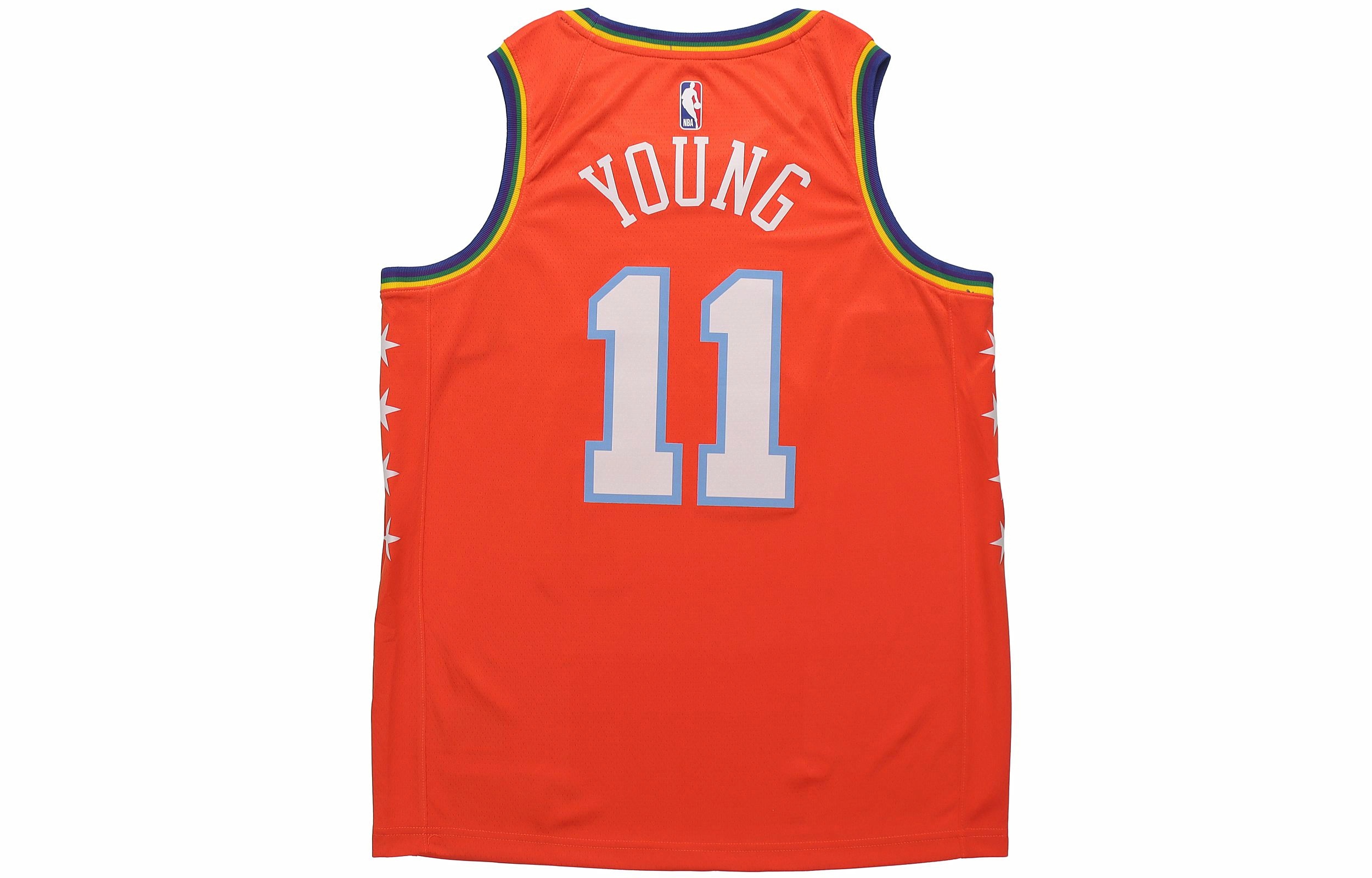 Мужская футболка Nike NBA Trae Young All-Star Swingman Jersey SW 11 (оранжевый) — фото 2