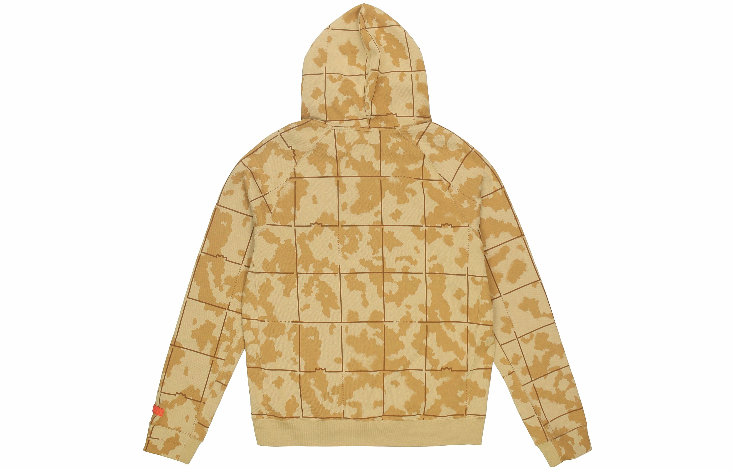Мужская куртка Nike Camo Basketball Jacket (желтая) — фото 2
