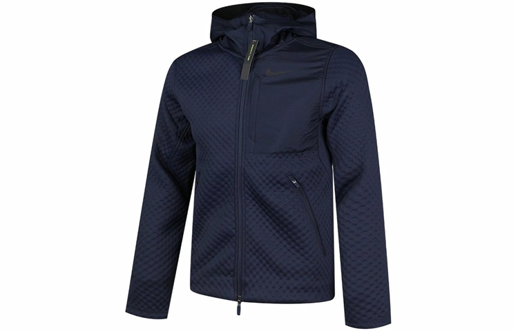 Мужская куртка Nike Training Jacket (синяя) — фото 3