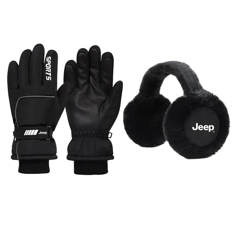 Jeep Touchscreen Available Sports Gloves Men's