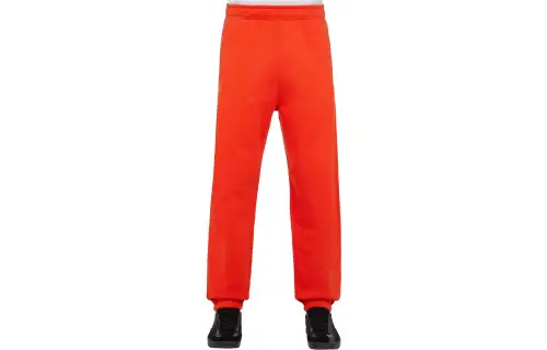 STONE ISLAND Knitted Sweatpants Unisex Lobster Red