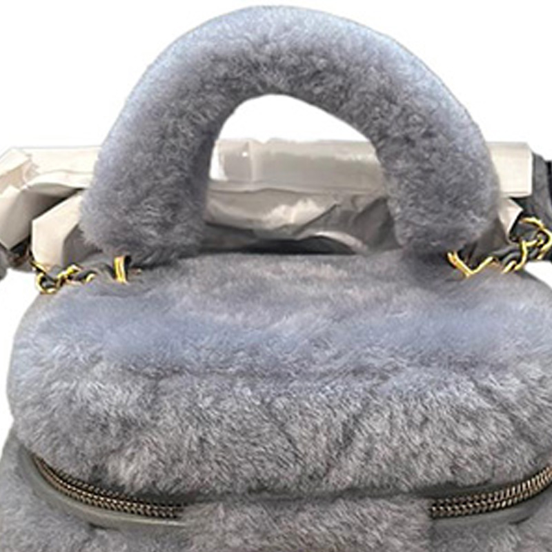 Женская сумка Chanel (серая) — фото 4